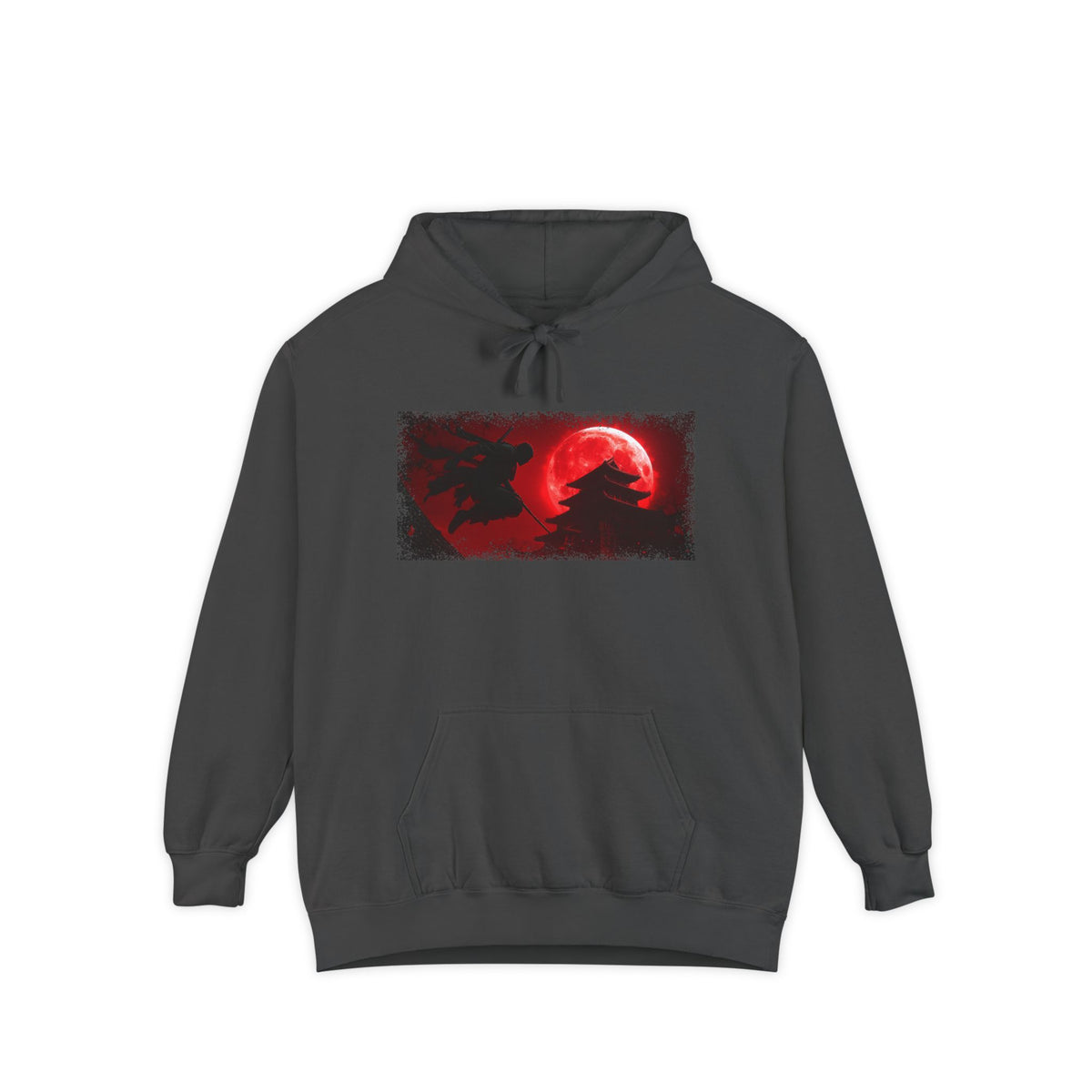 Blood Moon Ninja Graphic Hoodie — Japanese Streetwear | NINJA TYO