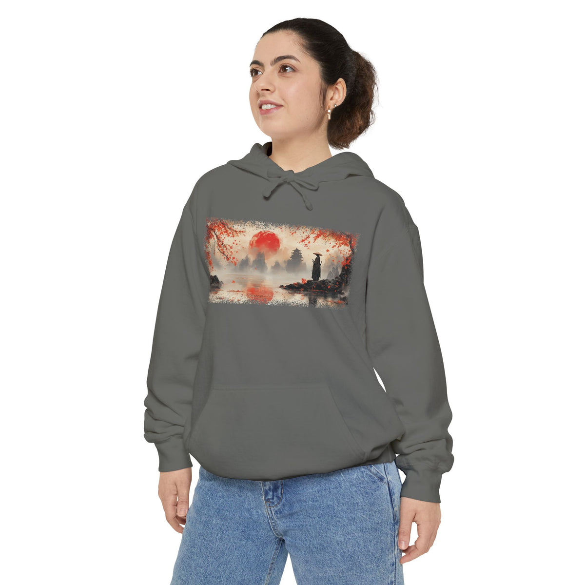 Hinomaru Ronin Graphic Hoodie — Japanese Streetwear | NINJA TYO