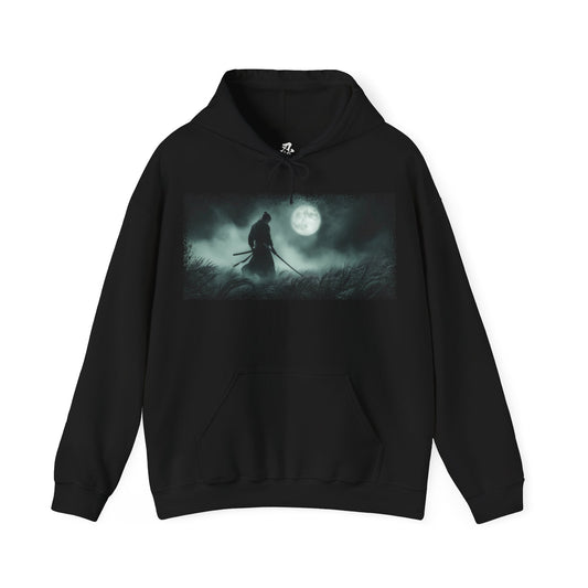 Ronin "Moonlight" Hoodie / Japanese warriors / Japanese culture clothing