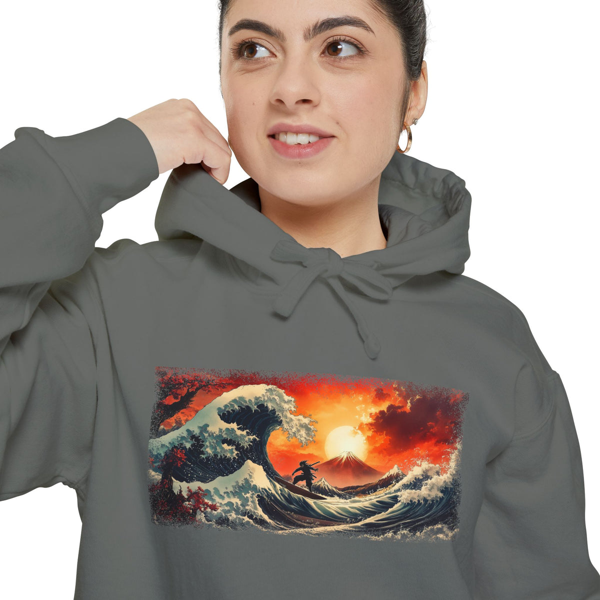 Great Wave of Kanagawa Graphic Hoodie — Japanese Streetwear | NINJA TYO
