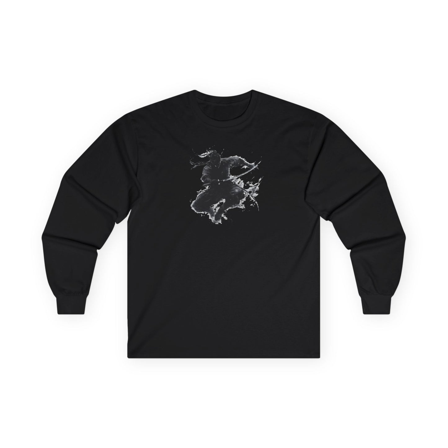 Ninja "Jump Slash" Long T-Shirt / Japanese warriors / Japanese culture clothing
