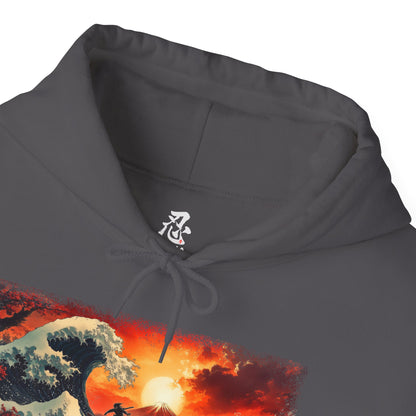 Graphic Hoodie — “Wave of Kanagawa” Design —  Japanese Streetwear Clothing
