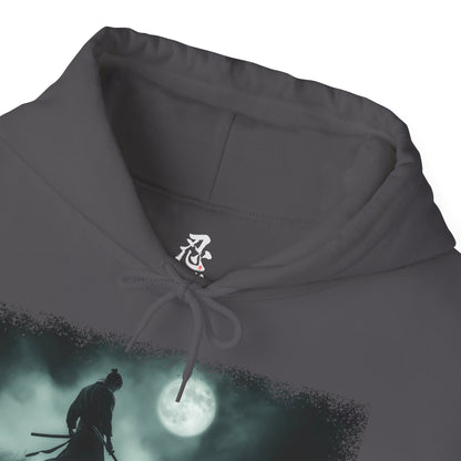 Ronin "Moonlight" Hoodie / Japanese warriors / Japanese culture clothing