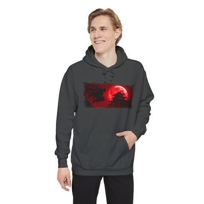 Blood Moon Ninja Graphic Hoodie — Japanese Streetwear | NINJA TYO