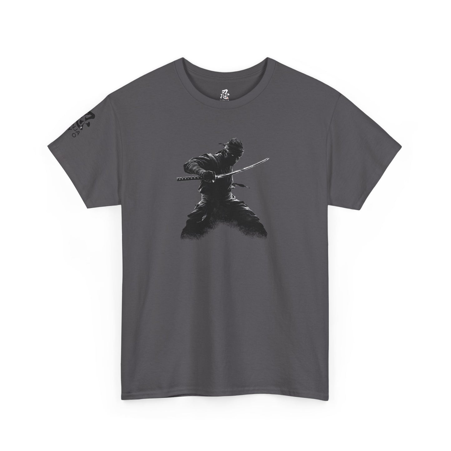 Men’s Graphic T-Shirt — “Parry” Warrior Design — Ninja, Samurai, Ronin, Japanese Streetwear Tee