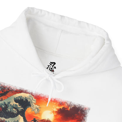 Graphic Hoodie — “Wave of Kanagawa” Design —  Japanese Streetwear Clothing