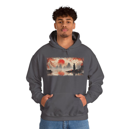 Graphic Hoodie — “Hinomaru” Design — Japanese Streetwear Clothing