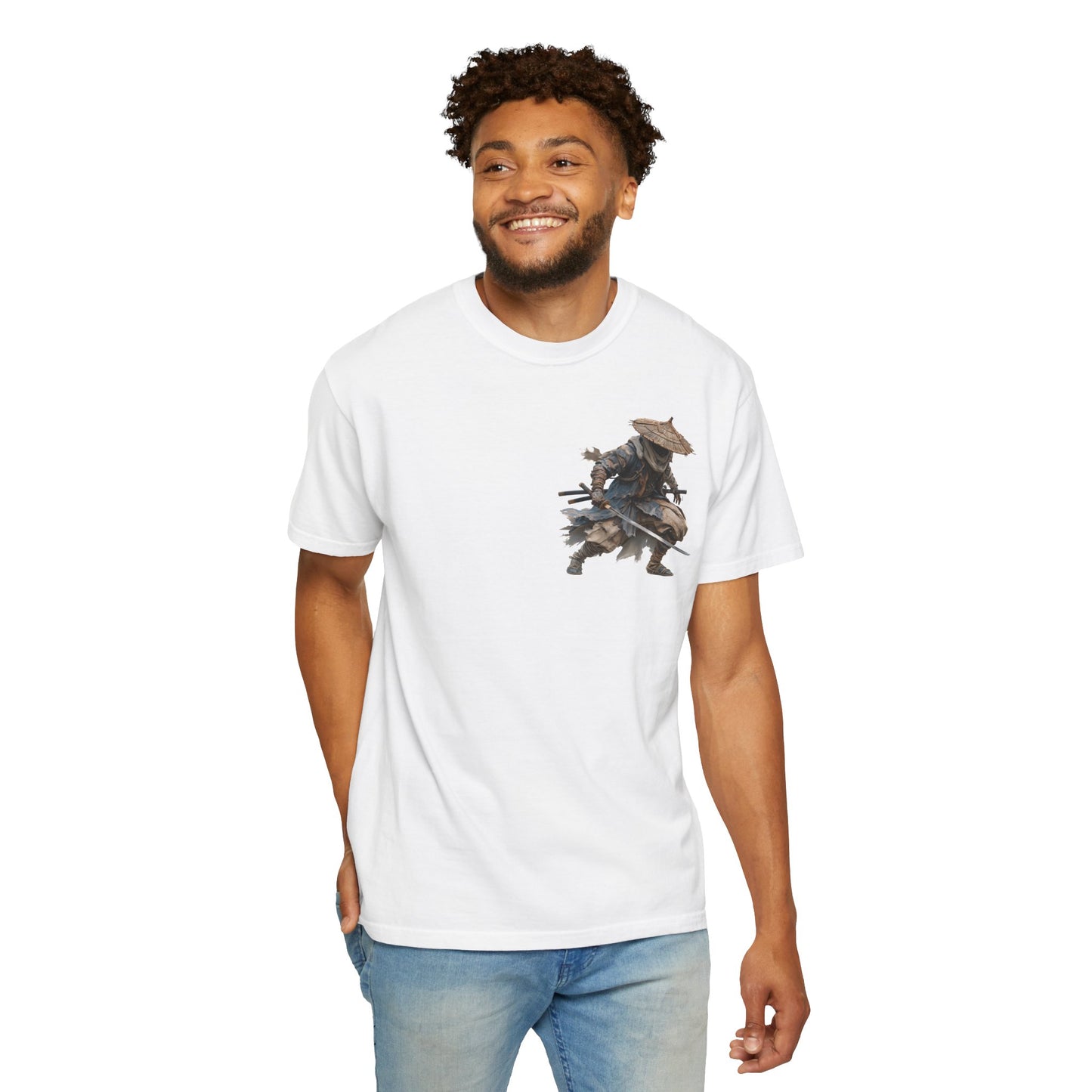 Graphic T-Shirt — “Straw Hat Ronin” Design — Japanese Streetwear Clothing