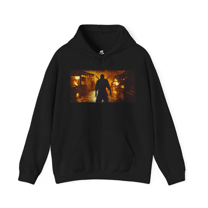 Graphic Hoodie — “Seeking Smitty” Design — Japanese Streetwear Clothing