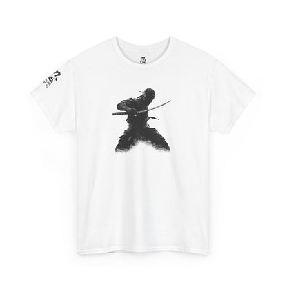 Men’s Graphic T-Shirt — “Parry” Warrior Design — Ninja, Samurai, Ronin, Japanese Streetwear Tee
