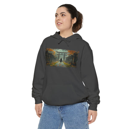 Torii Gate Ronin Graphic Hoodie — Japanese Streetwear | NINJA TYO