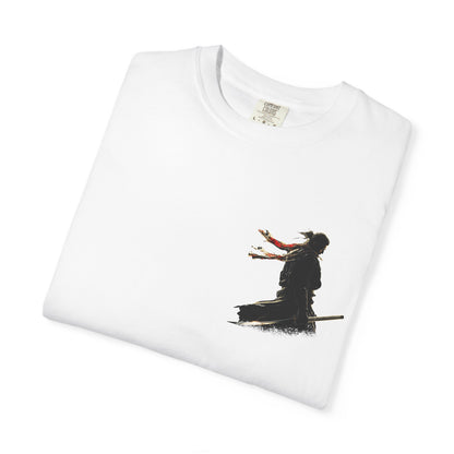 Red Scarf Ronin Graphic T-Shirt — Japanese Streetwear | NINJA TYO