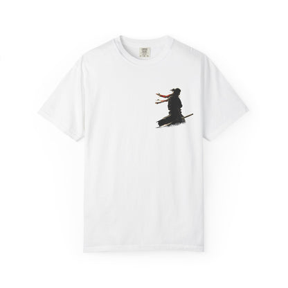 Red Scarf Ronin Graphic T-Shirt — Japanese Streetwear | NINJA TYO