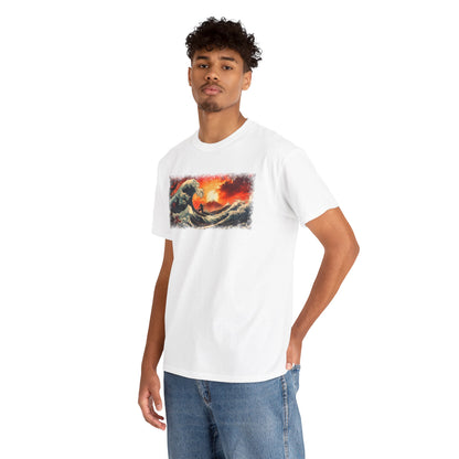 Graphic T-Shirt — “Wave of Kanagawa” Design — Japanese Streetwear Clothing