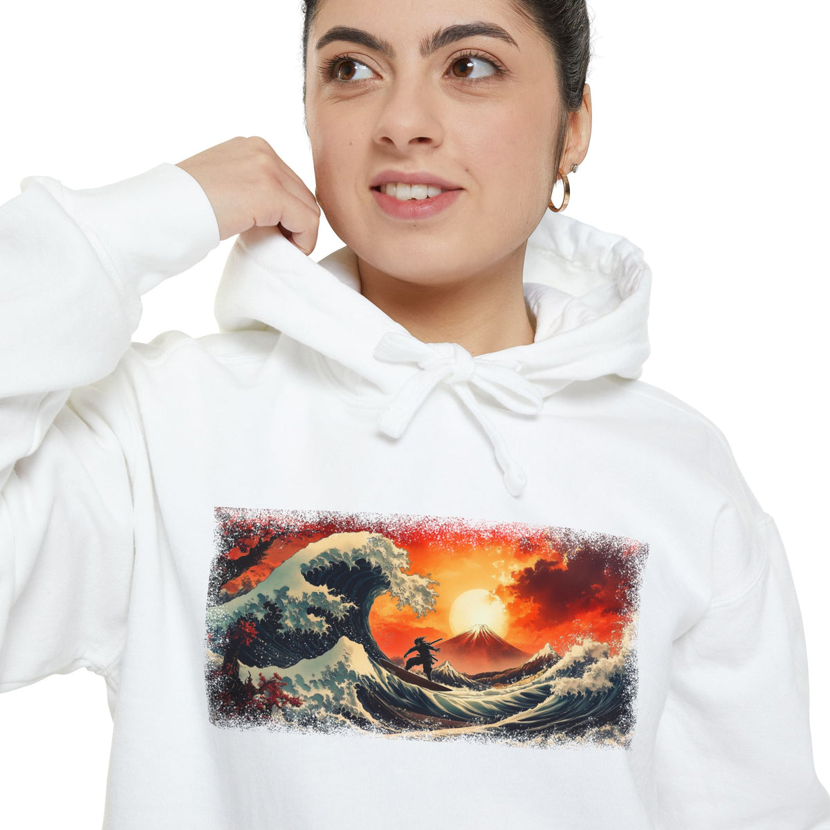 Great Wave of Kanagawa Graphic Hoodie — Japanese Streetwear | NINJA TYO