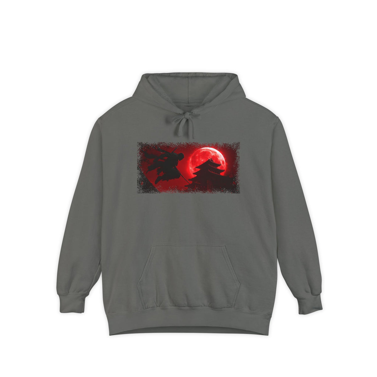Blood Moon Ninja Graphic Hoodie — Japanese Streetwear | NINJA TYO