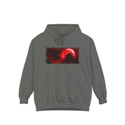 Blood Moon Ninja Graphic Hoodie — Japanese Streetwear | NINJA TYO
