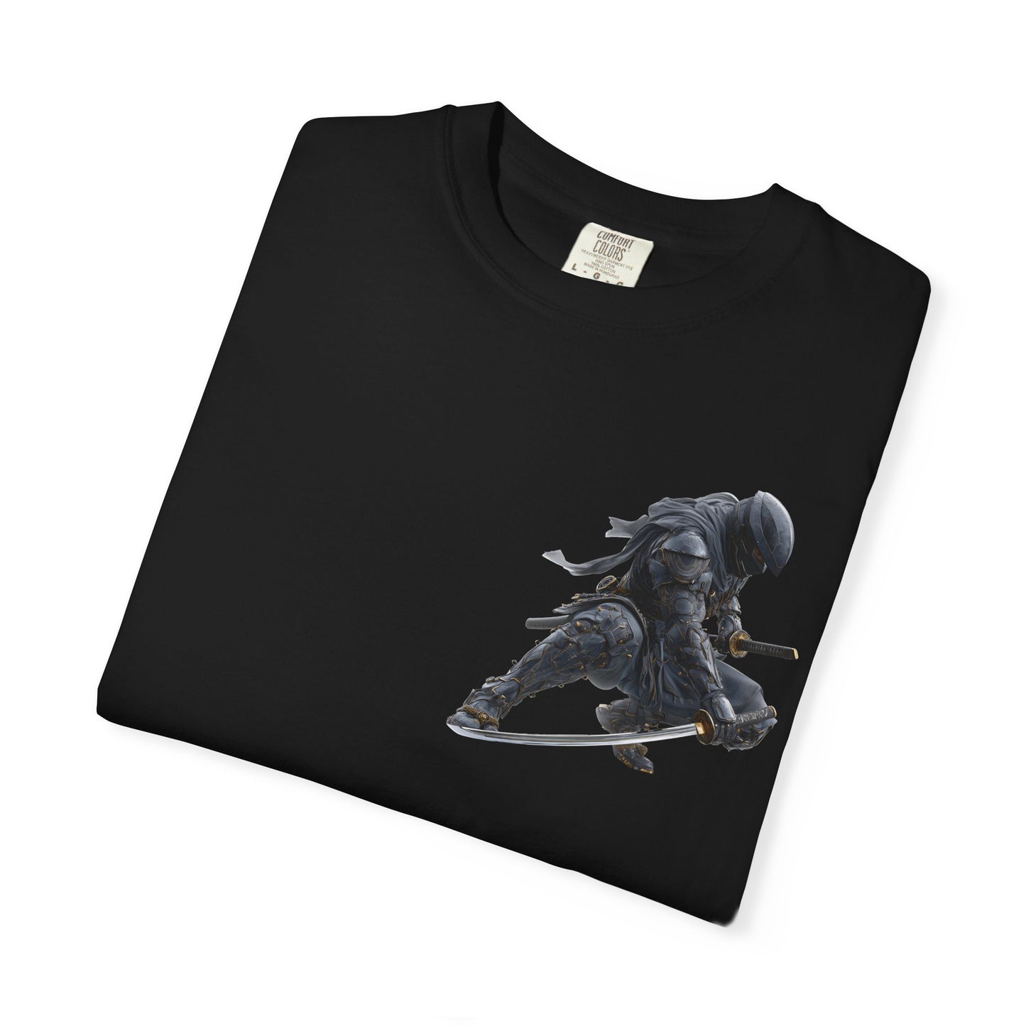 Graphic T-Shirt — “Armored Ninja” Design — Japanese Streetwear Tee