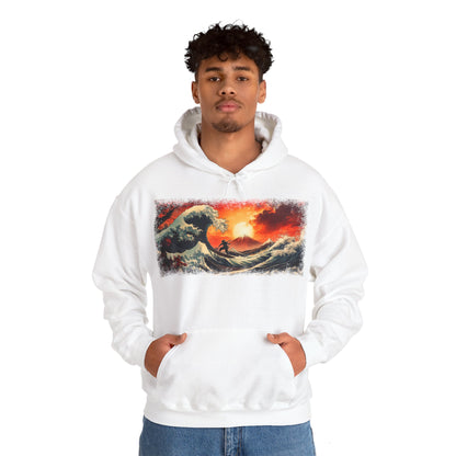 Ninja "Wave of Kanagawa" Hoodie / Japanese warriors / Japanese culture clothing