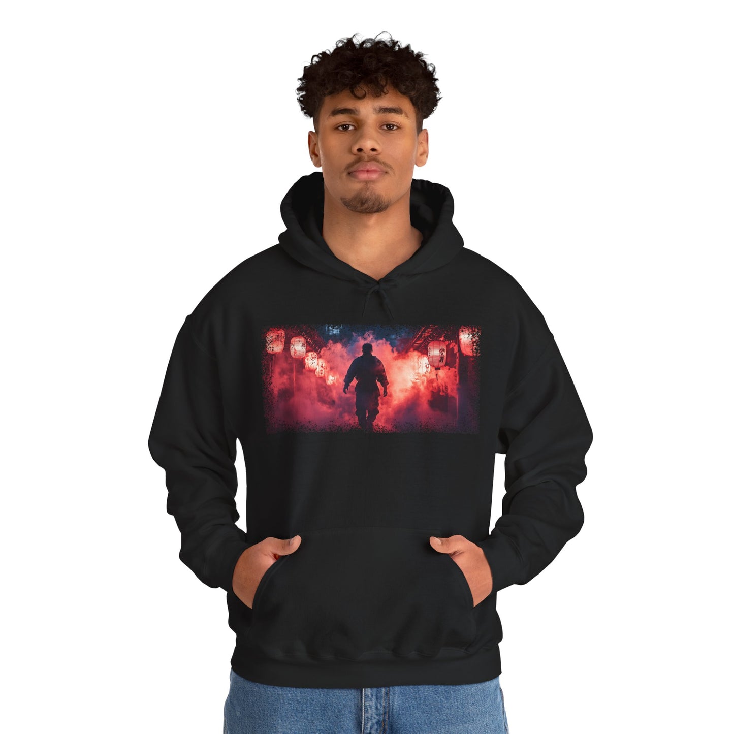Graphic Hoodie — “Smoke Bomb” Design — Japanese Streetwear Clothing