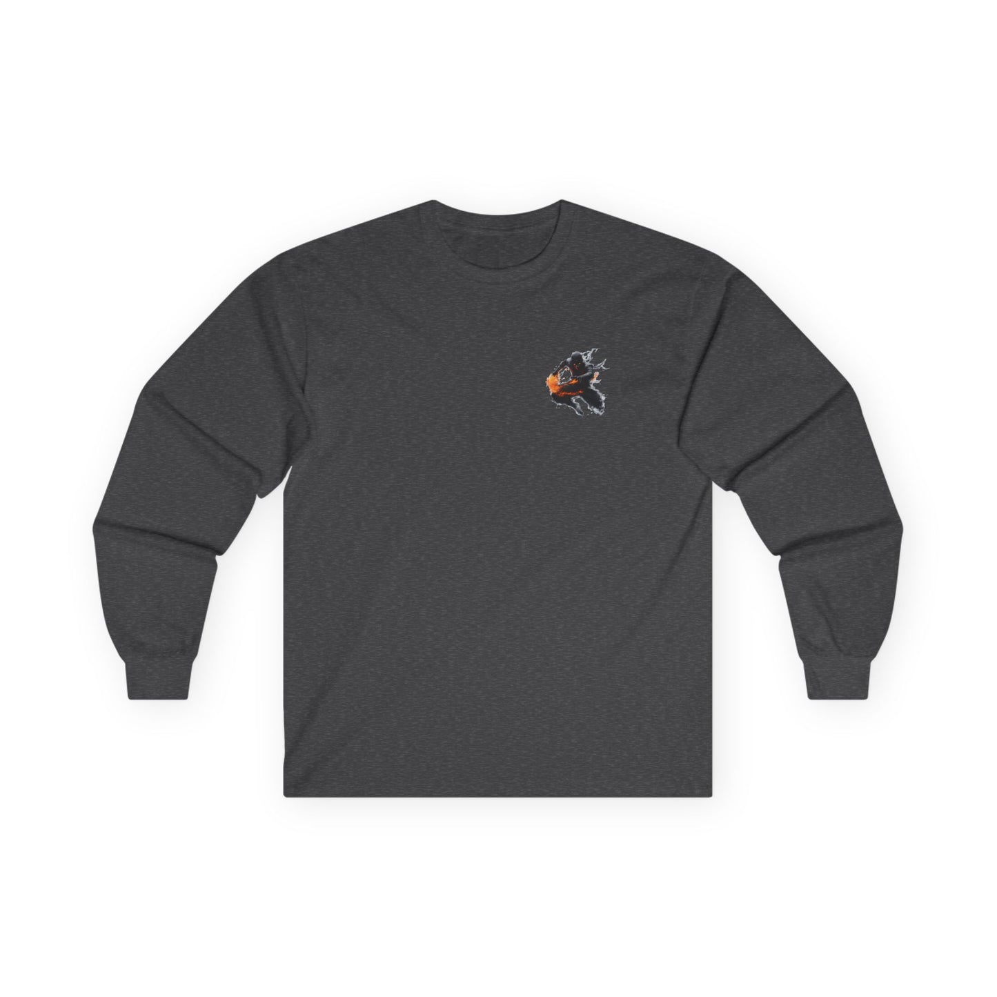 Graphic Long Sleeve T-Shirt — “Katon no Jutsu” Design — Japanese Streetwear Clothing