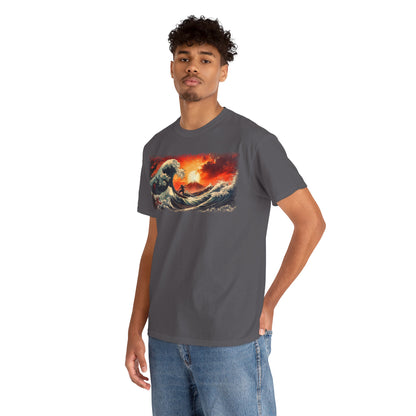 Ninja "Wave of Kanagawa" T-Shirt / Japanese warriors / Japanese culture clothing