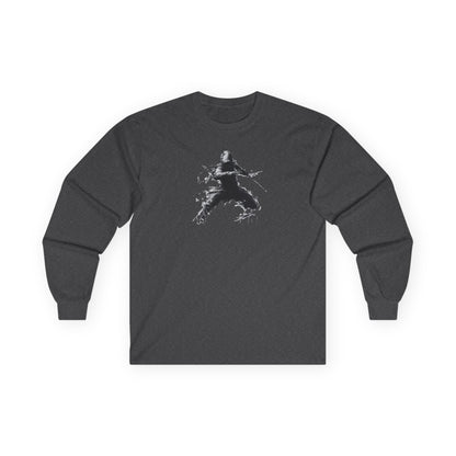 Ninja "Backstep" Long T-Shirt / Japanese warriors / Japanese culture clothing