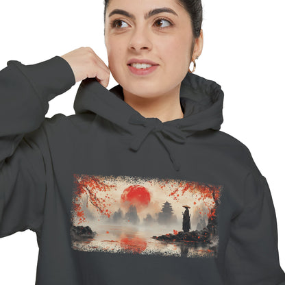 Hinomaru Ronin Graphic Hoodie — Japanese Streetwear | NINJA TYO