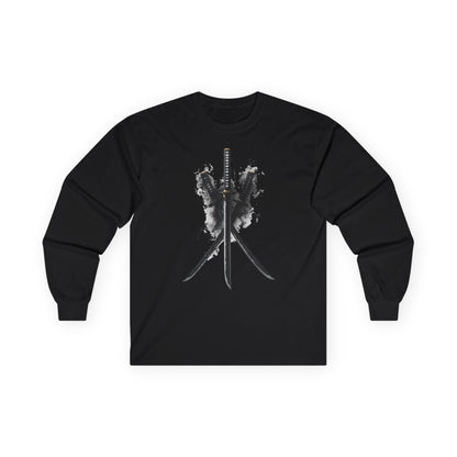Ninja TYO "San Tou Ryu" Long T-Shirt / Japanese warriors / Japanese culture clothing