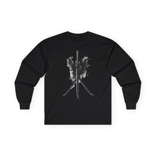 Ninja TYO "San Tou Ryu" Long T-Shirt / Japanese warriors / Japanese culture clothing