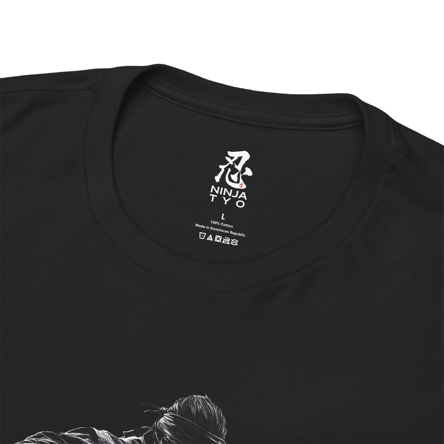 Men’s Graphic T-Shirt — “Parry” Warrior Design — Ninja, Samurai, Ronin, Japanese Streetwear Tee