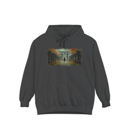 Torii Gate Ronin Graphic Hoodie — Japanese Streetwear | NINJA TYO