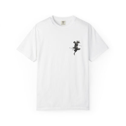 Ronin Jump Samurai Graphic T-Shirt — Japanese Streetwear | NINJA TYO