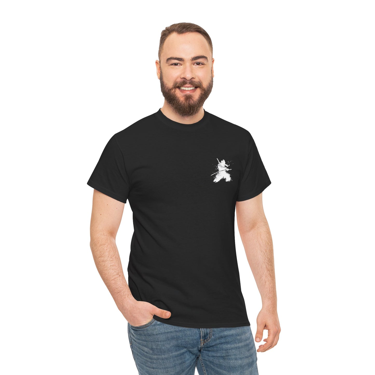 Graphic T-Shirt — “Back Blade” Design — Japanese Streetwear Clothing