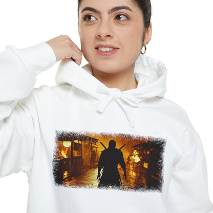 Dual Katana Ronin Graphic Hoodie — Japanese Streetwear | NINJA TYO