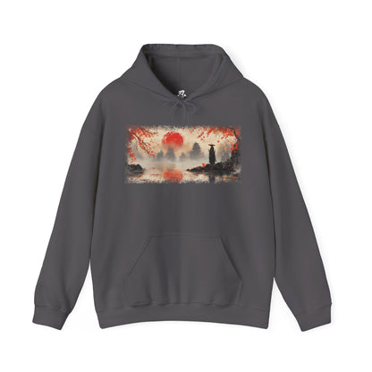 Graphic Hoodie — “Hinomaru” Design — Japanese Streetwear Clothing