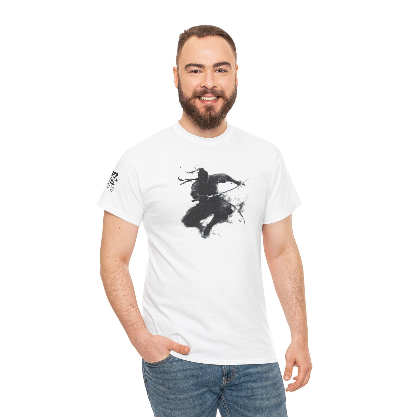 Ninja "Jump Slash" T-Shirt / Japanese warriors / Japanese culture clothing