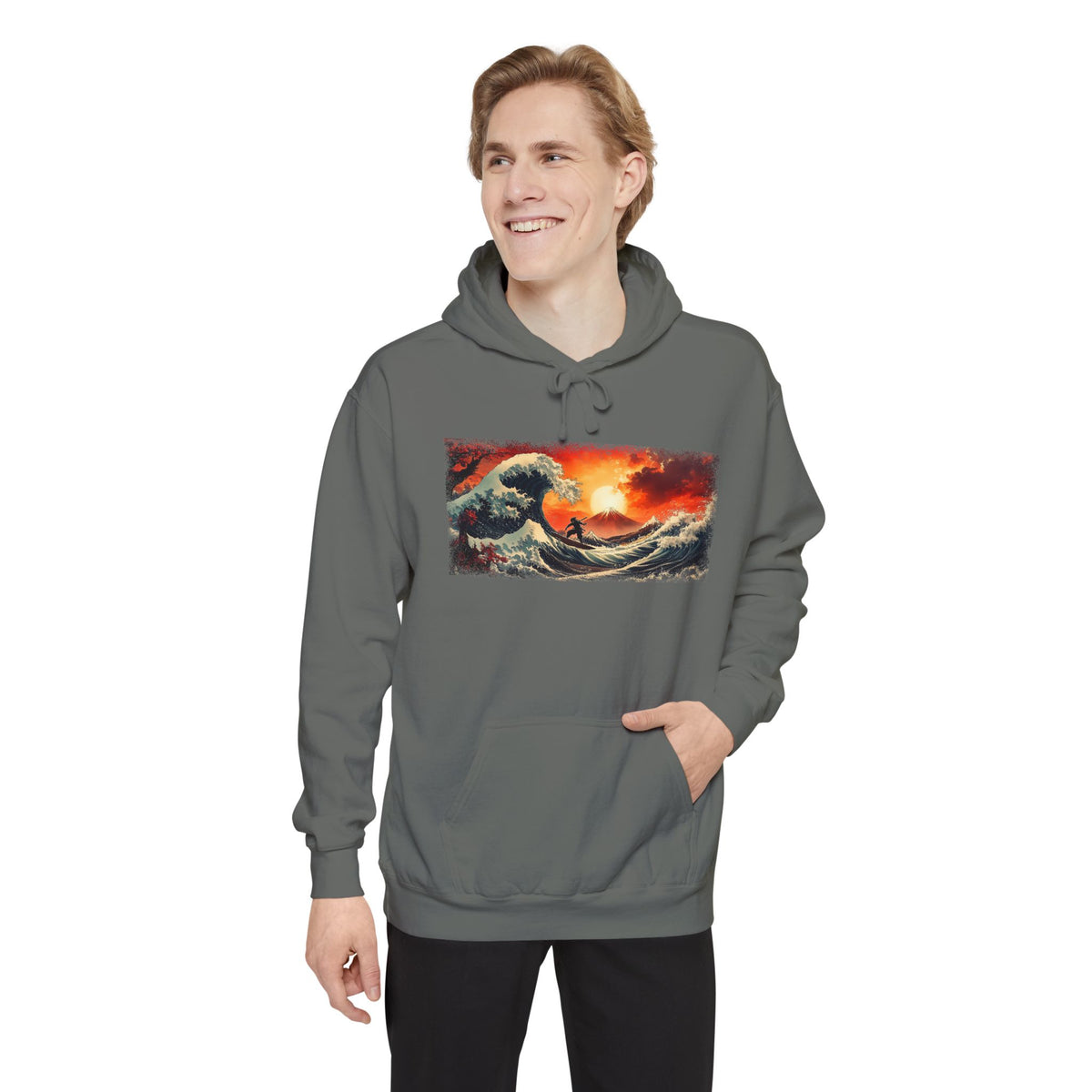 Great Wave of Kanagawa Graphic Hoodie — Japanese Streetwear | NINJA TYO