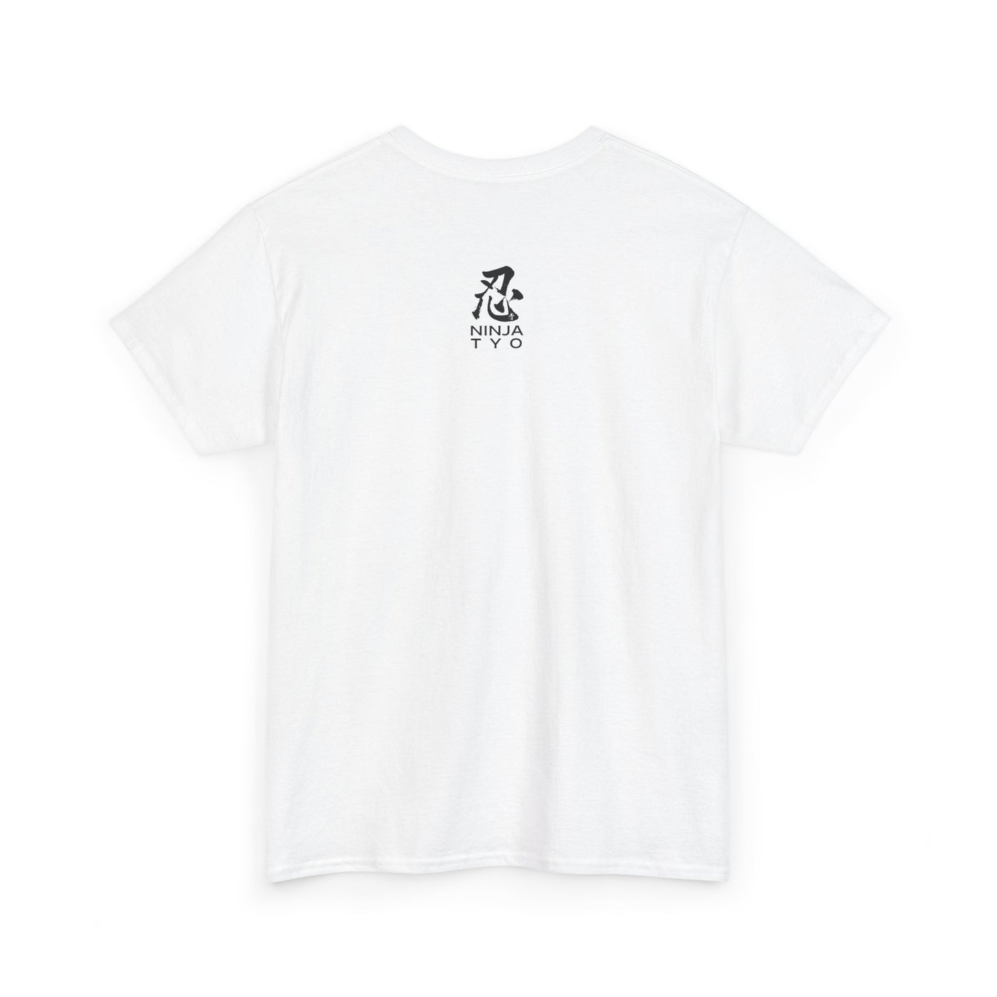 Men’s Graphic T-Shirt — “Wave of Kanagawa” Warrior Design — Ninja, Samurai, Ronin, Japanese Streetwear Tee