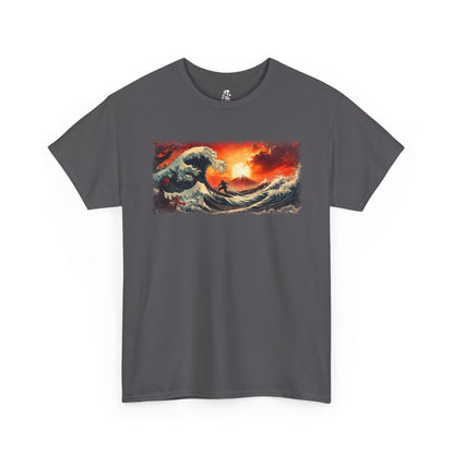 Graphic T-Shirt — “Wave of Kanagawa” Design — Japanese Streetwear Clothing