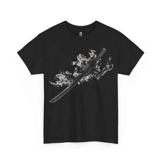 Ninja TYO "Black Flame Katana" T-Shirt / Japanese warriors / Japanese culture clothing