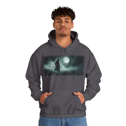 Ronin "Moonlight" Hoodie / Japanese warriors / Japanese culture clothing