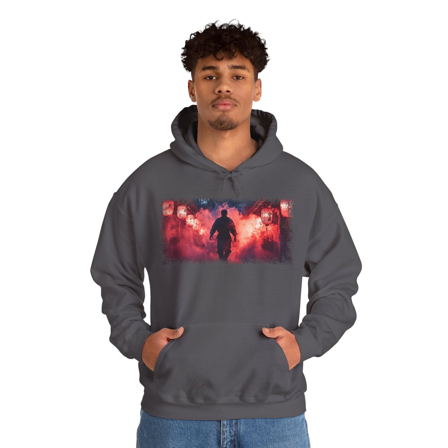 Graphic Hoodie — “Smoke Bomb” Design — Japanese Streetwear Clothing