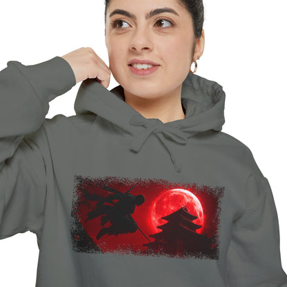 Blood Moon Ninja Graphic Hoodie — Japanese Streetwear | NINJA TYO