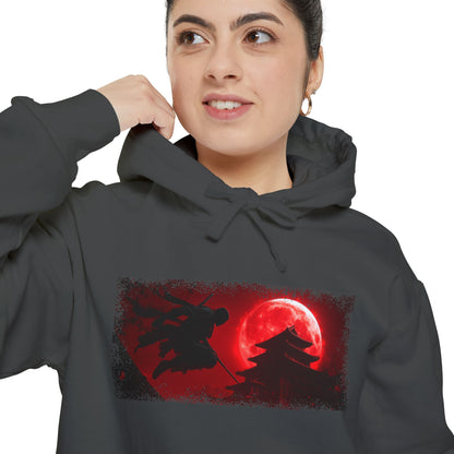 Blood Moon Ninja Graphic Hoodie — Japanese Streetwear | NINJA TYO