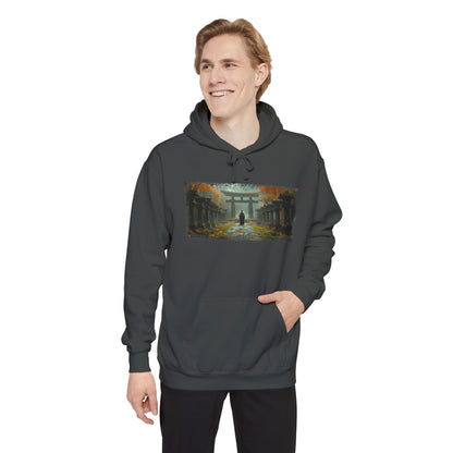 Torii Gate Ronin Graphic Hoodie — Japanese Streetwear | NINJA TYO