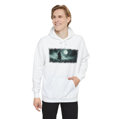 Moonlight Samurai Graphic Hoodie — Japanese Streetwear | NINJA TYO