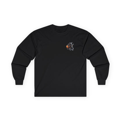 Graphic Long Sleeve T-Shirt — “Katon no Jutsu” Design — Japanese Streetwear Clothing