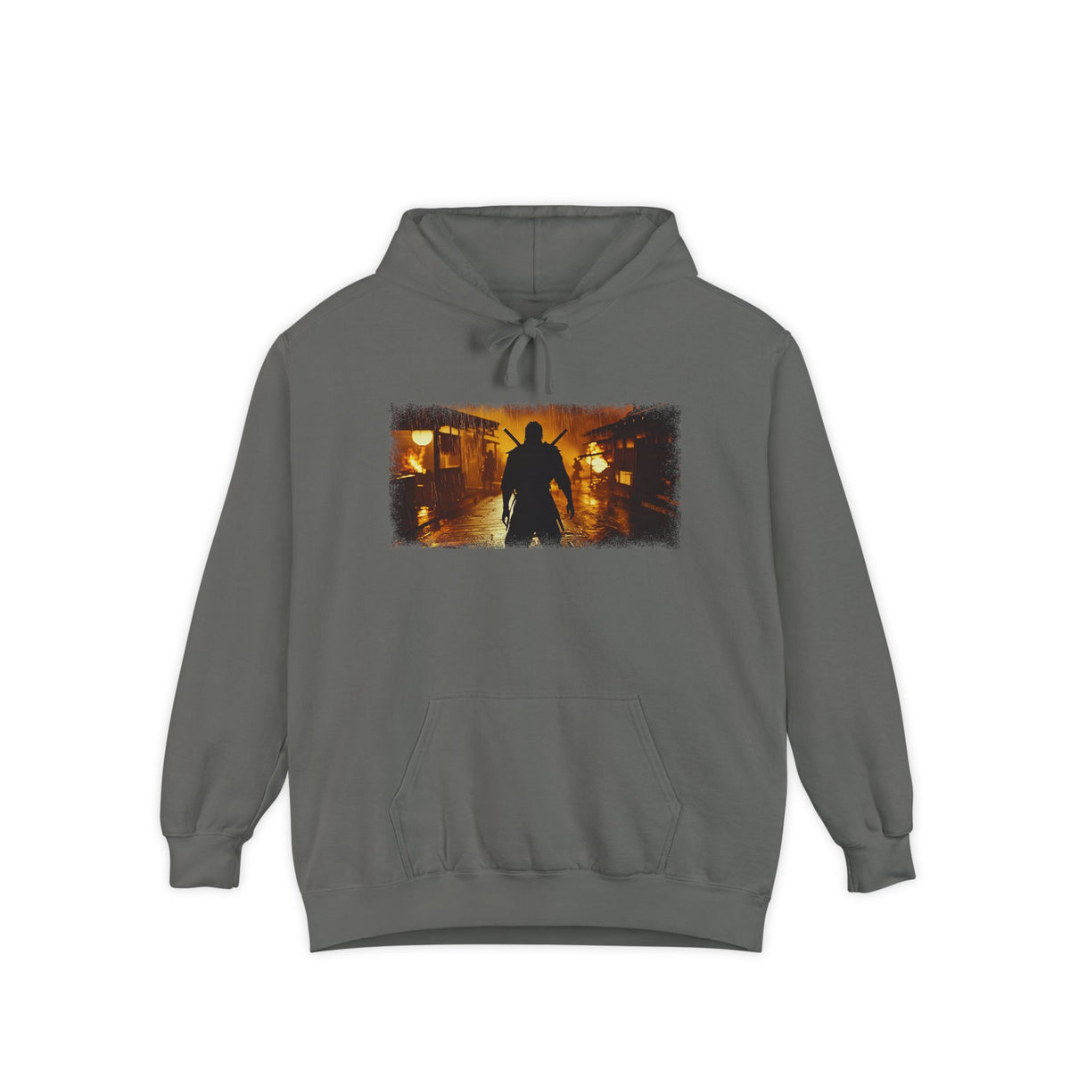 Dual Katana Ronin Graphic Hoodie — Japanese Streetwear | NINJA TYO