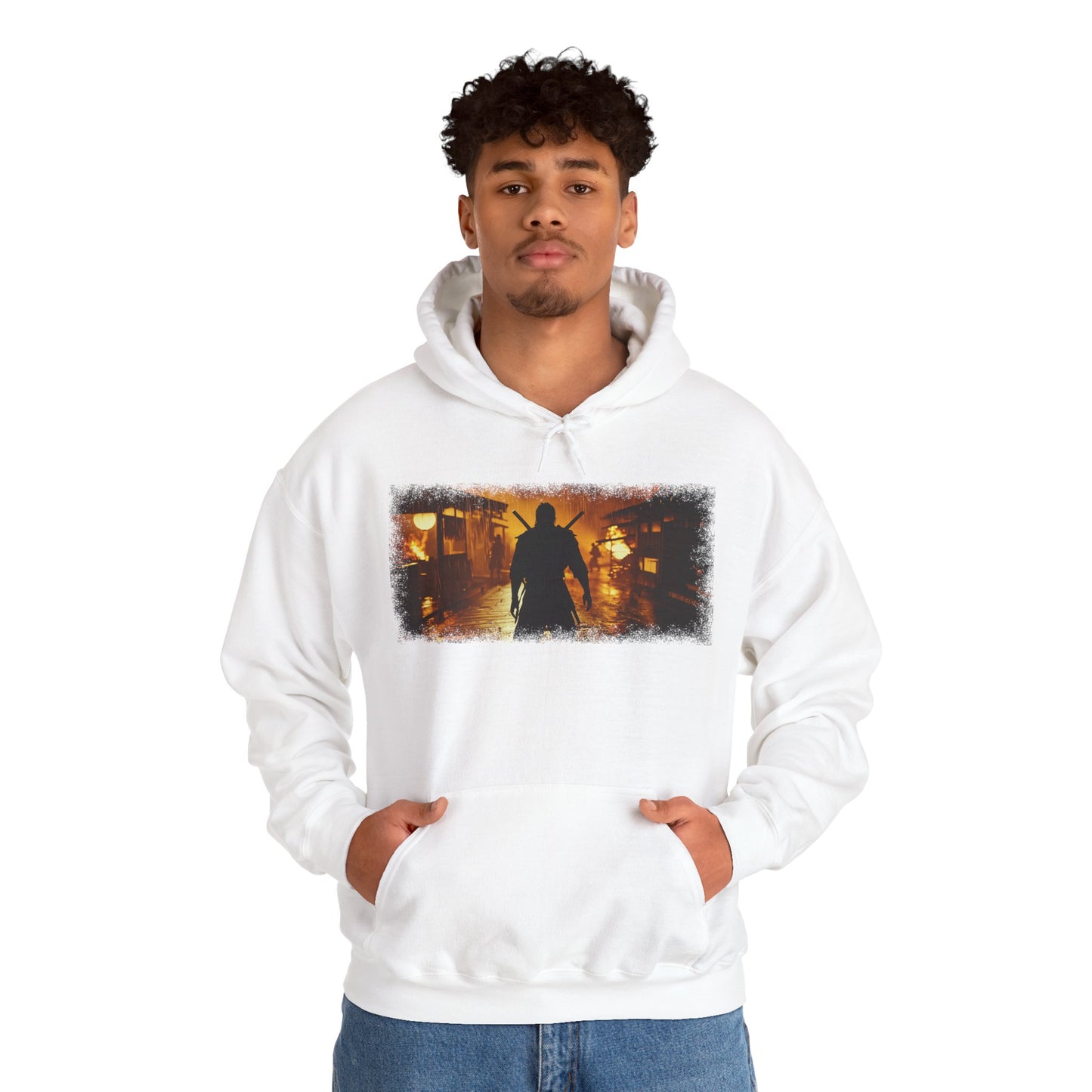 Graphic Hoodie — “Seeking Smitty” Design — Japanese Streetwear Clothing